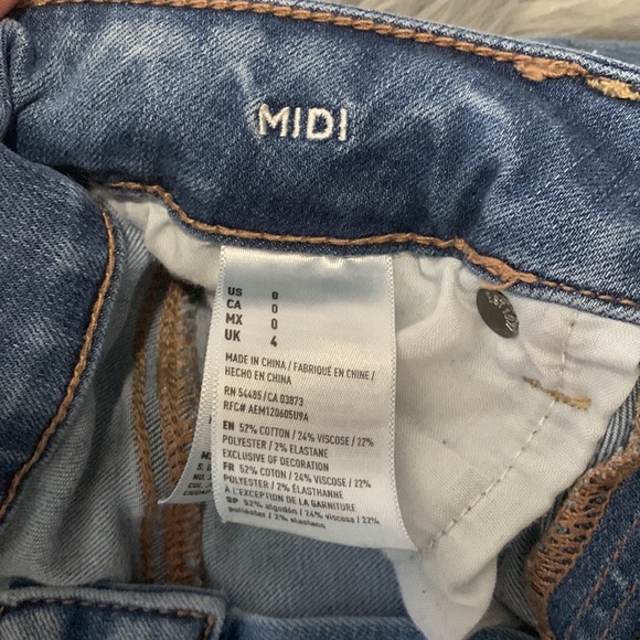 American Eagle jean midi shorts - Picture 4 of 4